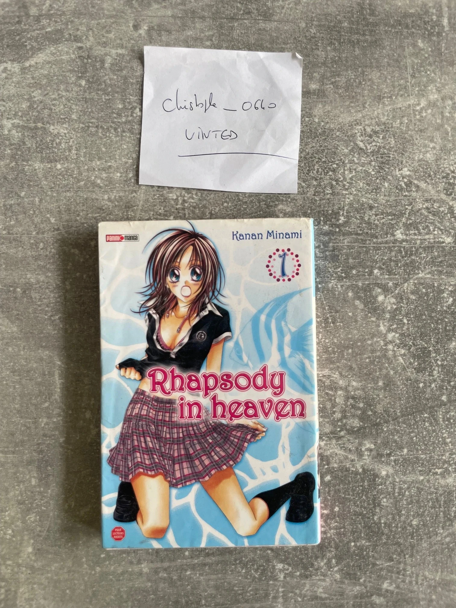 Manga Rhapsody in heaven tome 1 version française.